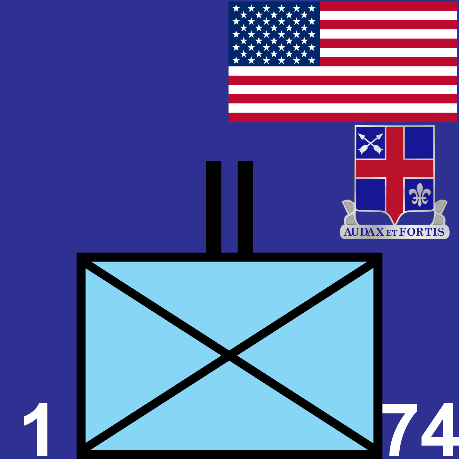 1st Battalion, 74th Infantry Regiment icon